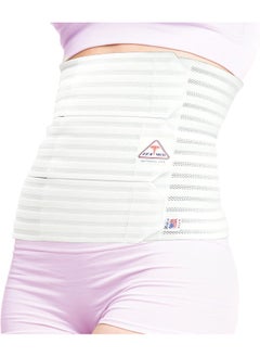 ITA-MED ITA-MED AB-412(W) Women's Breathable Elastic Abdominal Support Binder (12" wide) (2X-Large, White)  - Image 1