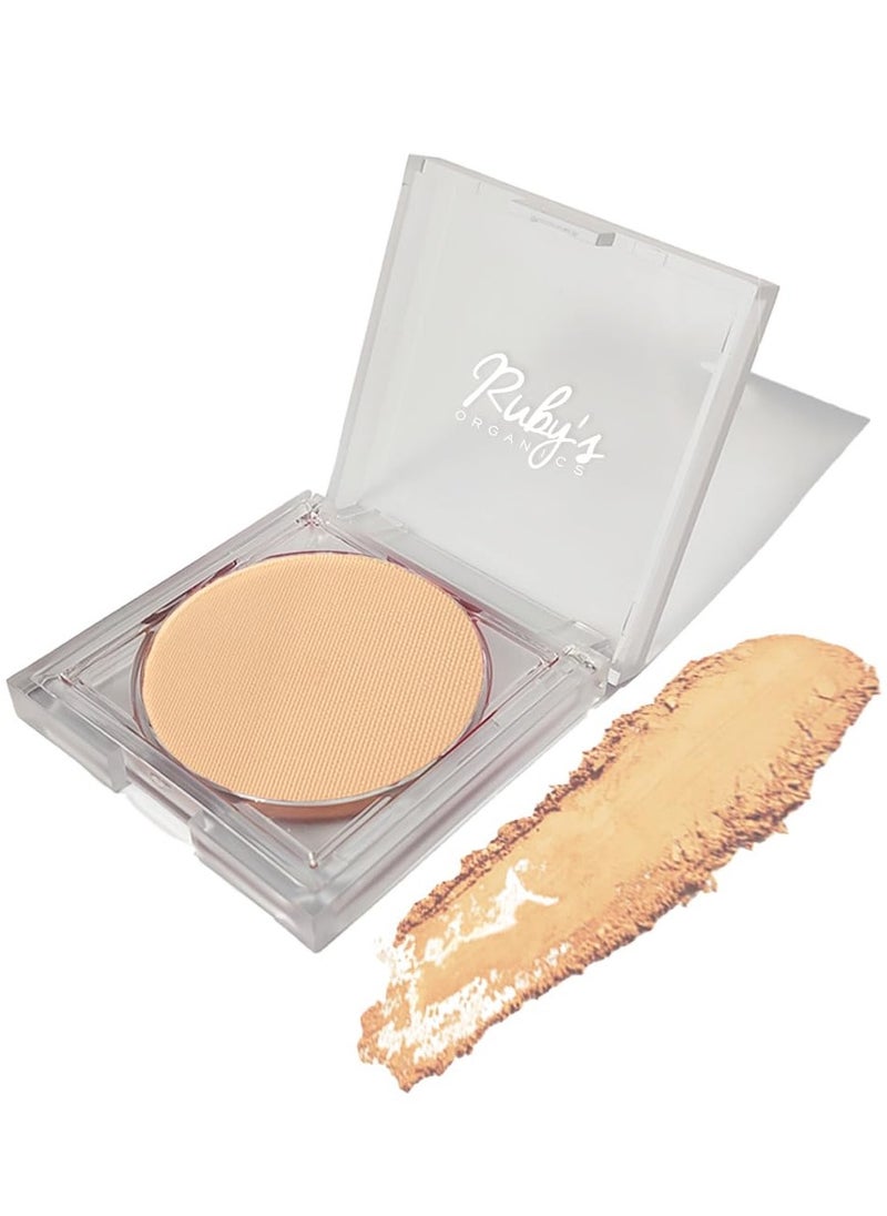Ruby's Organics - Natural Compact Setting Powder - Poreless With Spf - Shade: Sp2 Beige - 9g - Image 1
