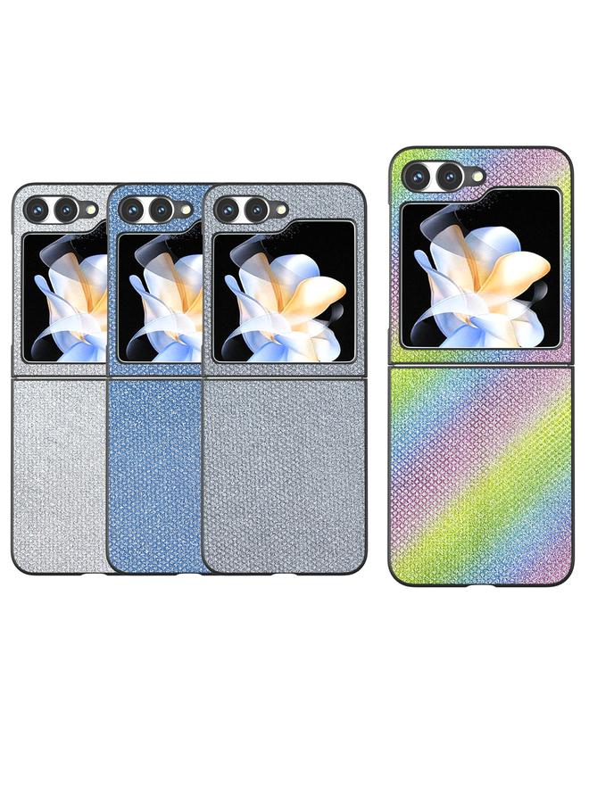 اس-توب جراب لهاتف Samsung Galaxy Z Flip6 Diamond Series بإطار أسود وتغطية كاملة - Image 5