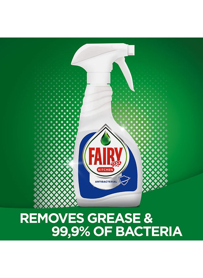 Fairy - Antibacterial Spray For Dishes And Kitchen Surfaces Blue 450ml - Image 1