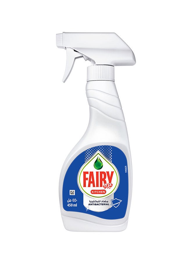 Fairy - Antibacterial Spray For Dishes And Kitchen Surfaces Blue 450ml - Image 1