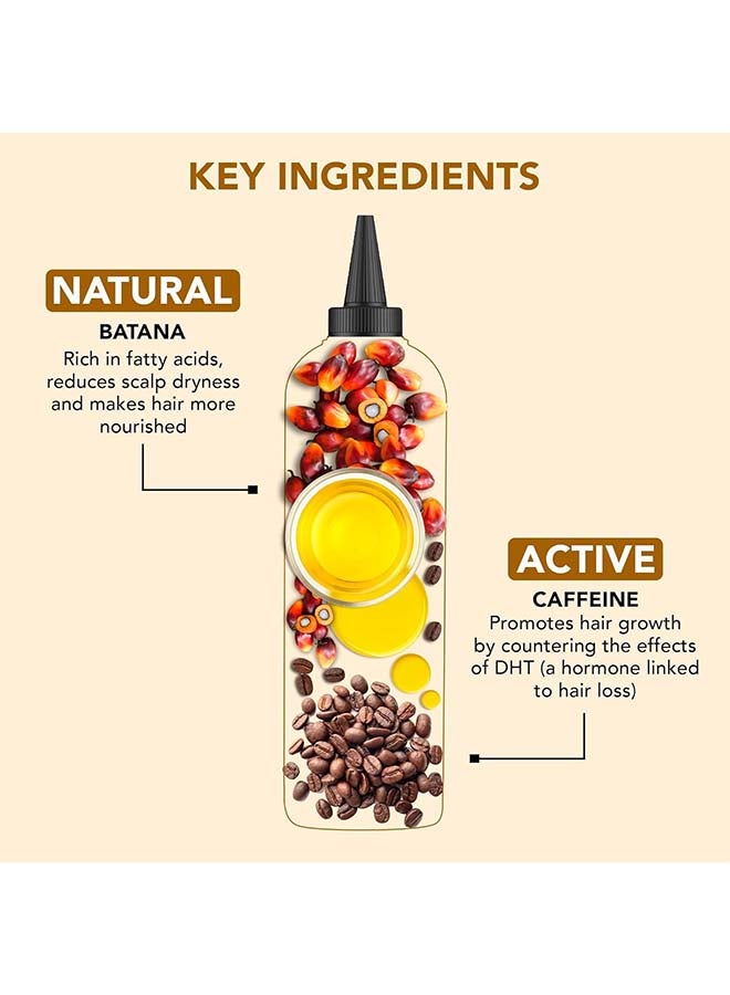 Botanic Hearth Batana And Caffeine Hair Oil, 198Ml, Revitalizing And Strengthening Hair Treatment For Fuller, Healthier Looking Hair, Paraben-Free, Suitable For All Hair Types - Image 3