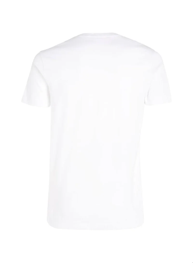 Calvin Klein Jeans Bright White Slim fit T-Shirt for Men | Best Price UAE
