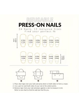 24 Pcs Short Press On Nails Dark Blue Oval Fake Nails Artificial For Women Girls Full Cover Glossy Gradient White False Nails Acrylic Golden Foil Nail Design - view 4