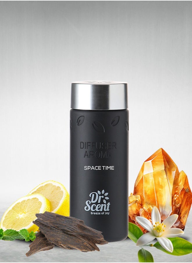 Dr Scent Dr. Scent Breeze of Joy - Space Time Premium Collection Diffuser Aroma Oil | Citrus, Sweet, Woody & Amber Notes | Perfect for Home, Office, Hotel & Spa | Made in the UK (170ml)  - Image 2