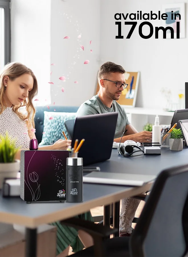 Dr Scent Dr. Scent Breeze of Joy - Space Time Premium Collection Diffuser Aroma Oil | Citrus, Sweet, Woody & Amber Notes | Perfect for Home, Office, Hotel & Spa | Made in the UK (170ml)
