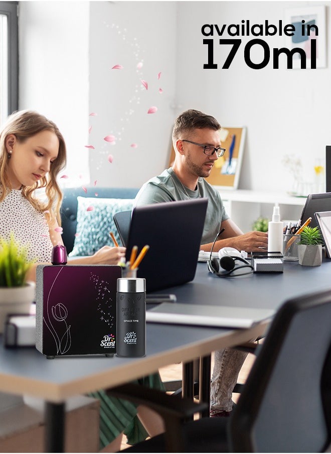 Dr Scent Dr. Scent Breeze of Joy - Space Time Premium Collection Diffuser Aroma Oil | Citrus, Sweet, Woody & Amber Notes | Perfect for Home, Office, Hotel & Spa | Made in the UK (170ml)  - Image 4