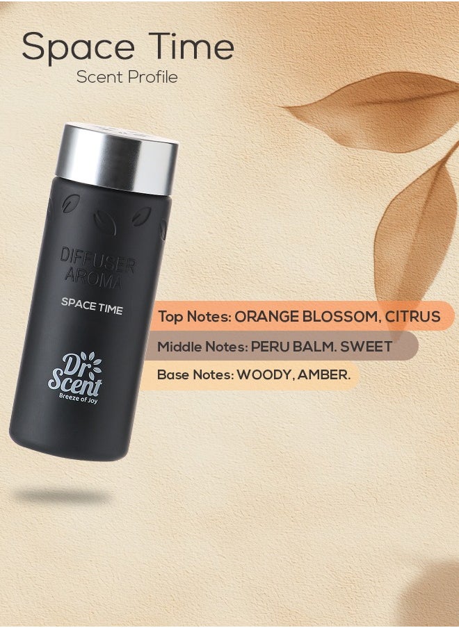 Dr Scent Dr. Scent Breeze of Joy - Space Time Premium Collection Diffuser Aroma Oil | Citrus, Sweet, Woody & Amber Notes | Perfect for Home, Office, Hotel & Spa | Made in the UK (170ml)  - Image 5