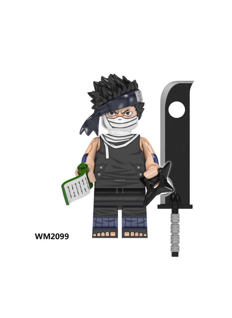 8-Piece Naruto Series Building Blocks Minifigures Model Toys Suitable For Boys Gifts Bag Pack  - Image 4