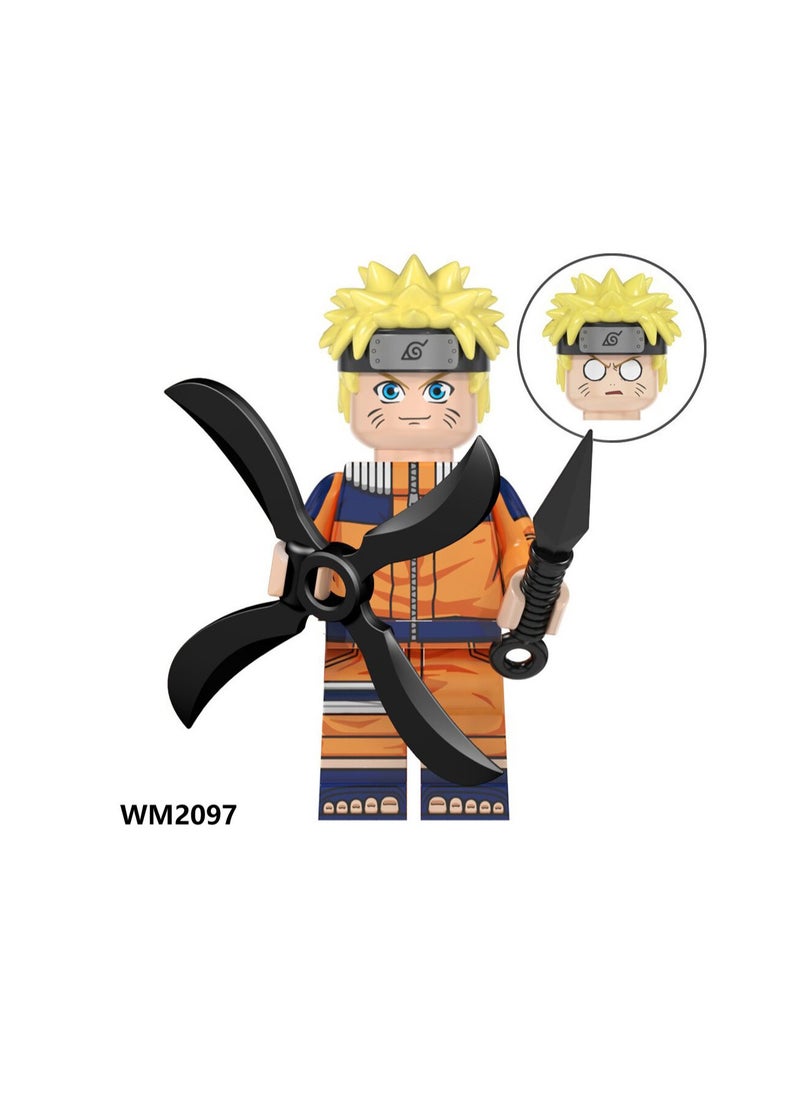 8-Piece Naruto Series Building Blocks Minifigures Model Toys Suitable For Boys Gifts Bag Pack  - Image 2