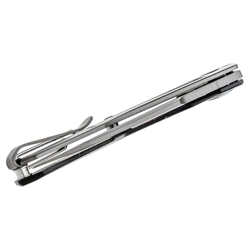 Kershaw Reverb (1220) Lightweight Folding Pocket Knife with 2.5 In. 8Cr13MoV Stainless Steel Blade; Features Carabiner Clip, Frame Lock, and Single Position Extra Deep Carry Pocket Clip; 1.6 oz. - Image 5
