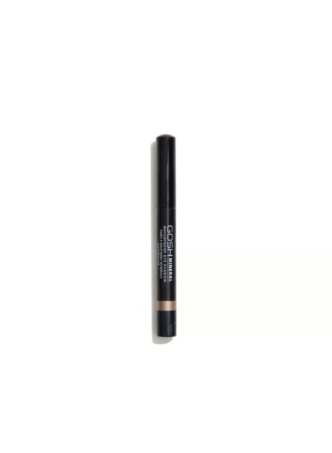 Gosh Mineral Waterproof Eye Shadow 002 Golden Brown 1.4g - Image 3