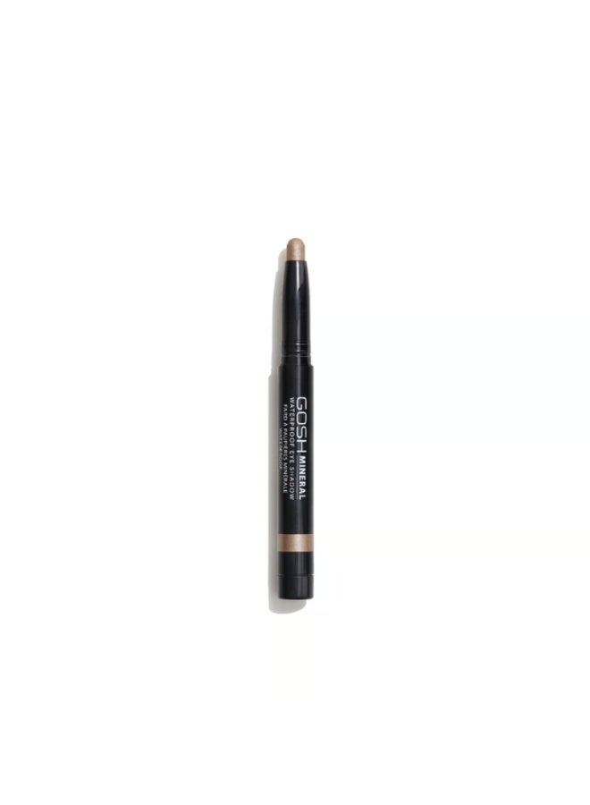 Gosh Mineral Waterproof Eye Shadow 002 Golden Brown 1.4g - Image 1