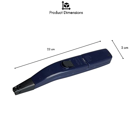 celltone Plastic Zoom Electric Gas Lighter For Kitchen Use - Battery Operated Continous Spark Gas Lighter For Stove|6 Months Warranty - Blue - Image 3