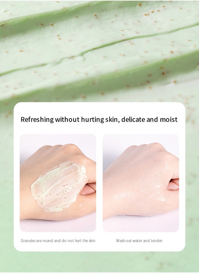 YOUBUY Avocado Whitening Scrub —Gentle Exfoliating Facial Scrub, Deep Clean Dead Skin Removal Facial Exfoliator 100G  - Image 3