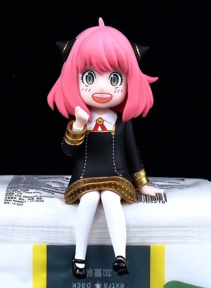 هالامودو الجاسوس العاشر عشيرة جميلة يجلس أنيا ورواد فوغ الدمى ذات الرأسين ، وتزيين وهدايا 13.5 سم - Image 2