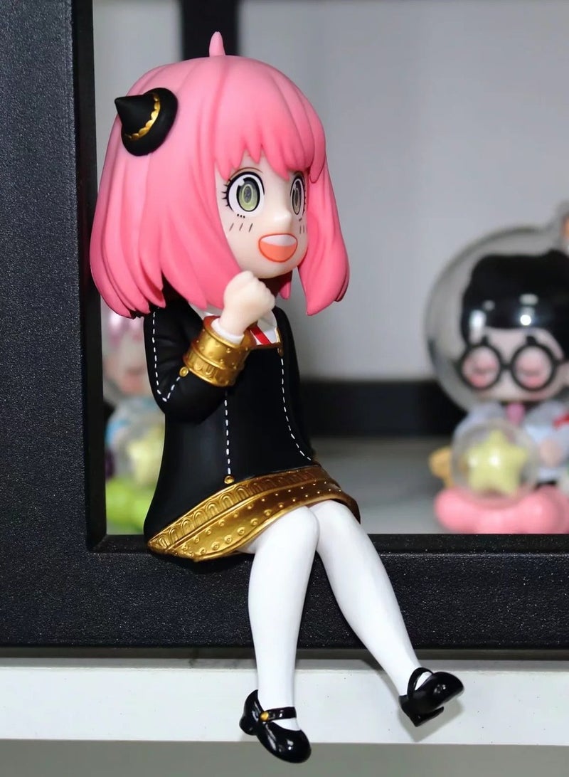 هالامودو الجاسوس العاشر عشيرة جميلة يجلس أنيا ورواد فوغ الدمى ذات الرأسين ، وتزيين وهدايا 13.5 سم - Image 5