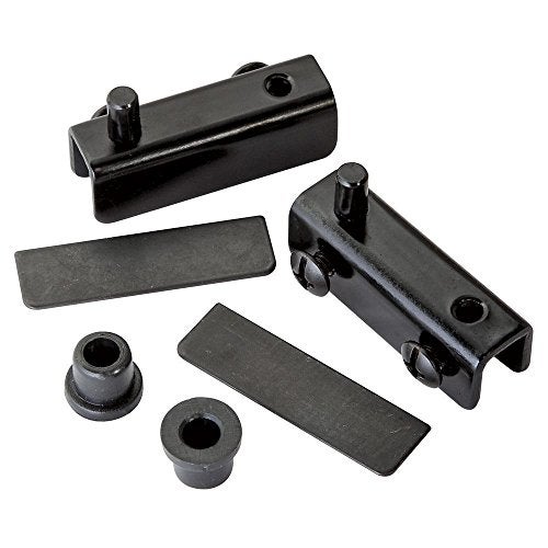 ROCKLER Glass Door Pivot Hinge, Polished Brass Pair - Image 3