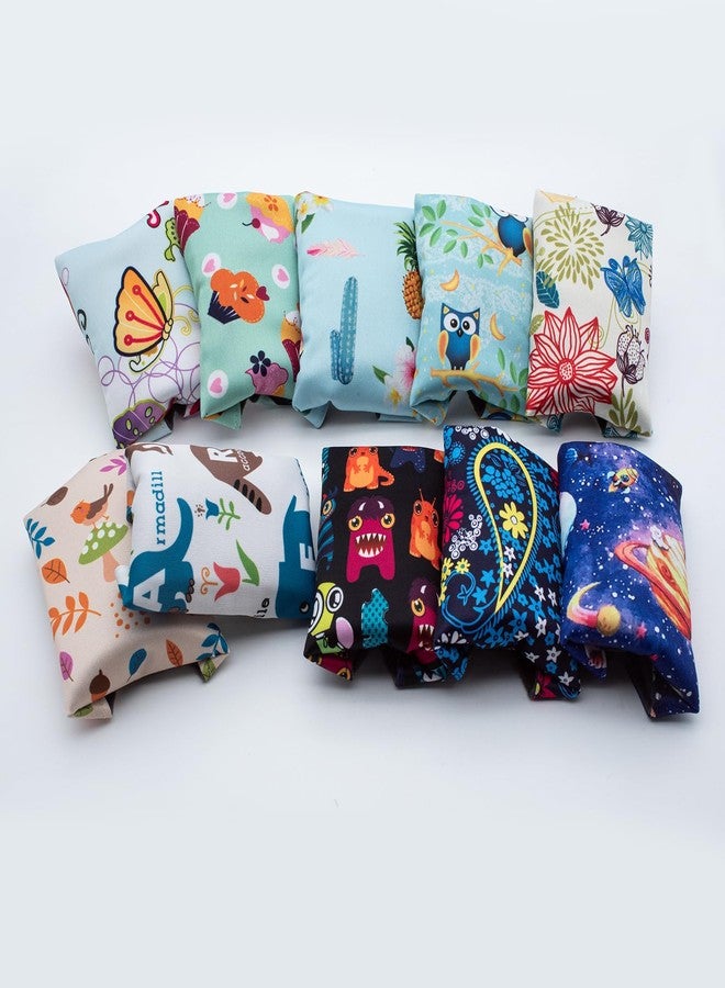 LUCKYPADS Reusable Menstrual Pads, 10 Pcs Washable Cloth Pads & Period Pads for Women (7.5 × 10 Inches with Wet Bag & Laundry Bag, Leak-Proof 4-Layer Reusable Sanitary Pads - Image 5