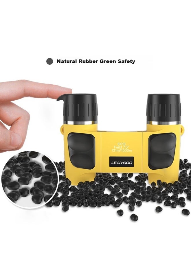 Leaysoo Xingyao 6x18 Portable High-magnification High-definition Binoculars For Children, Wildlife Observation And Outdoor Use - Image 5