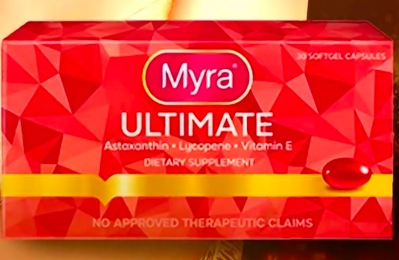 Myra ULTIMATE Astaxanthin, Lycopene . Vitamin E, 30 SOFTGEL CAPSULES - Image 1