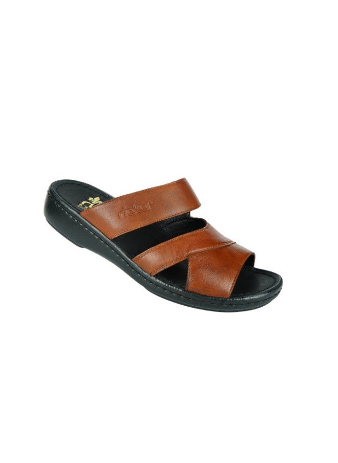rieker 116-1048 Rieker Mens Sandals Lugano Brown 23986-23  - Image 1