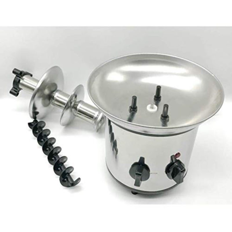 Stainless Steel Chocolate Melts Dipping Machine 3-Tier Chocolate Fondue Fountain Energy-saving Heating Plates More Uniform And More Power-efficient - Image 3