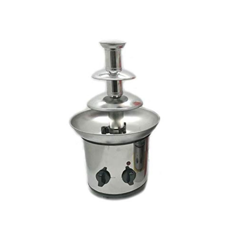 Stainless Steel Chocolate Melts Dipping Machine 3-Tier Chocolate Fondue Fountain Energy-saving Heating Plates More Uniform And More Power-efficient - Image 1