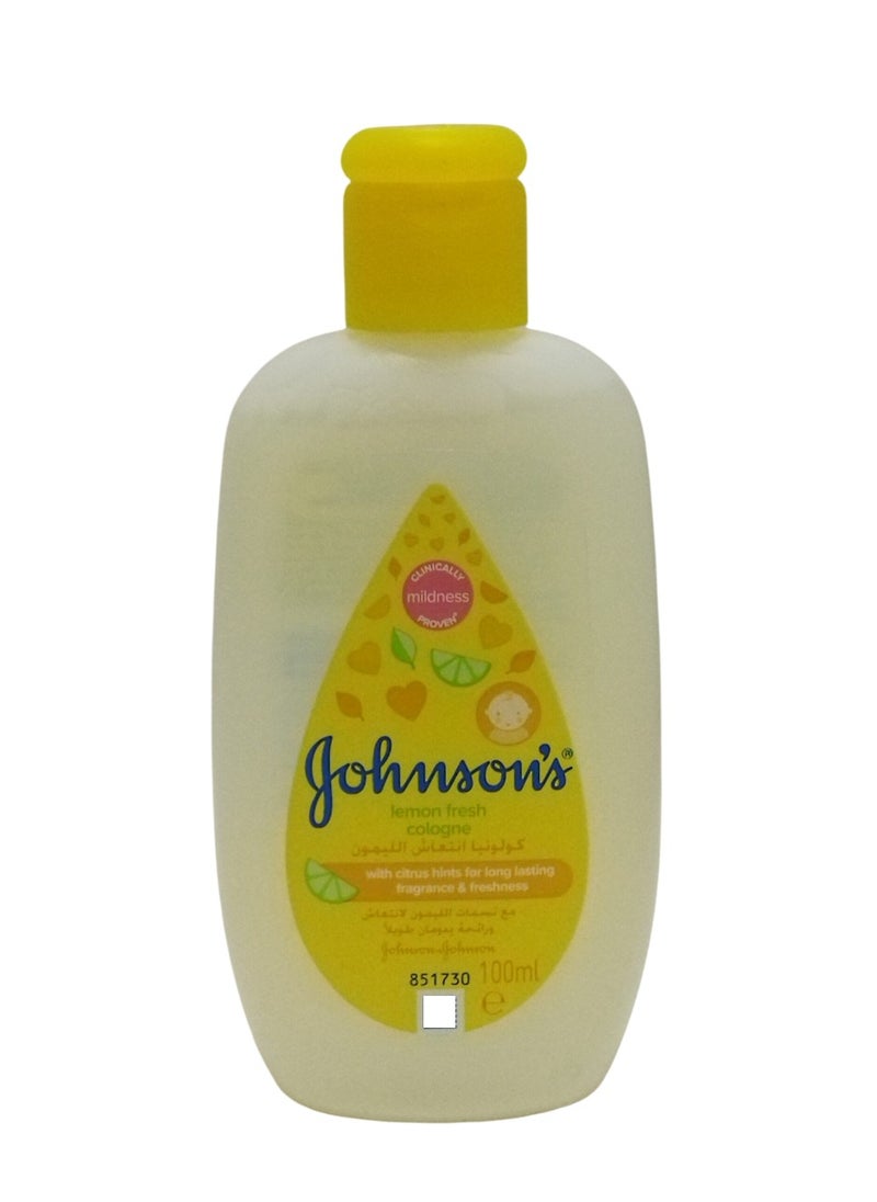 Johnson's Baby Lemon Fresh Cologne 100 ml  - Image 1