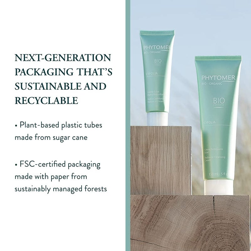 Phytomer Cyfolia Organic Moisturizing Cream | Healthy, All-Natural Facial Moisturizer | Certified Organic | Ultra-Comforting Hydrating Cream | 50ml - Image 5