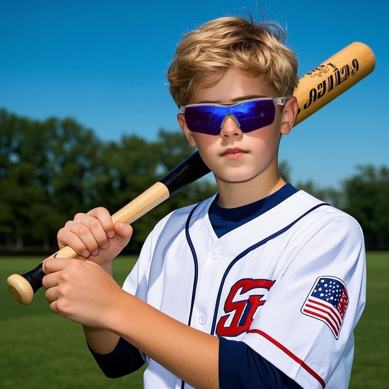 FEISEDY Kids Teens Baseball Polarized Sunglasses Sports TR90 Frame Boys Girls Cycling B2454 - Image 2