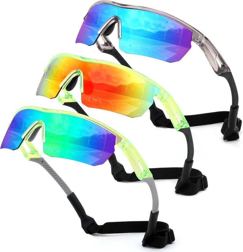 FEISEDY Kids Teens Baseball Polarized Sunglasses Sports TR90 Frame Boys Girls Cycling B2454 - Image 1
