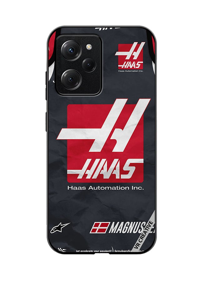 VR CREATIVE Protective Case Cover For Xioami Pcoo X5 Pro Haas Logo Formula 1 Design Multicolour - Image 1