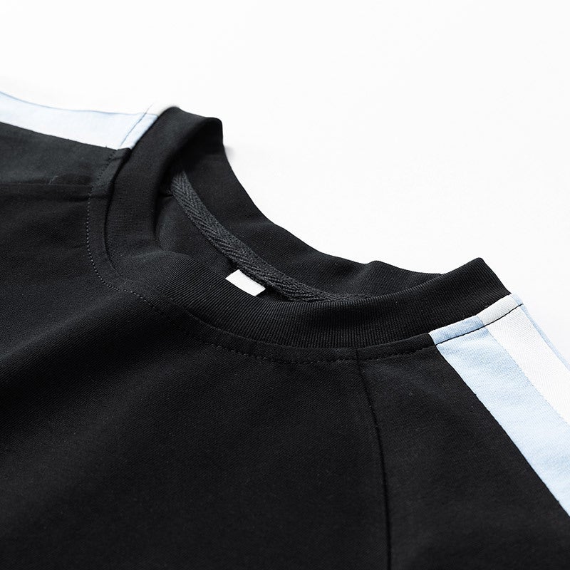 Men'S Short-Sleeved T-Shirt Summer Ice-Sense Trendy Brand Boys Hong Kong Style Half-Sleeved T-Shirt Casual Sports Top - Image 4