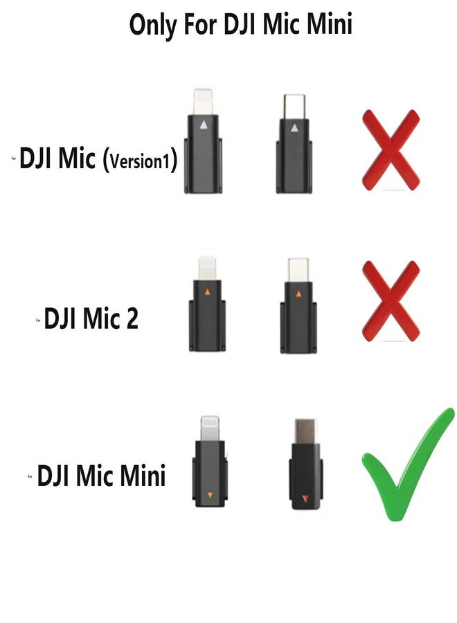 Fraternize For Dji Mic Mini Original Mobile Phone Adapter Iphone 14 13 12 11 Xs Max 8 Lightning Smartphone/Pc/Mac Connector Accessories Mini,(Not Compatible With 2/Mic) - Image 3