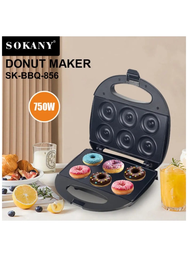 سوكاني صانعة كيك الدونات سوكاني SK-BBQ-856 المحمولة بقوة 750 وات مع تدفئة منزلية من الجانبين - Image 1