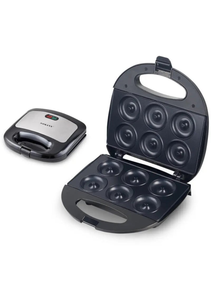 سوكاني صانعة كيك الدونات سوكاني SK-BBQ-856 المحمولة بقوة 750 وات مع تدفئة منزلية من الجانبين - Image 3