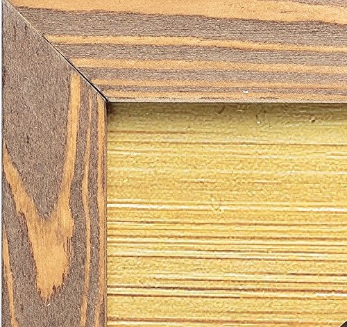 Woodside Rustic Wooden Picture Frame 11x14 Inch - Natural Solid Eco Distressed Wood for Wall Mounting Photo Frame - Walnut - Image 2