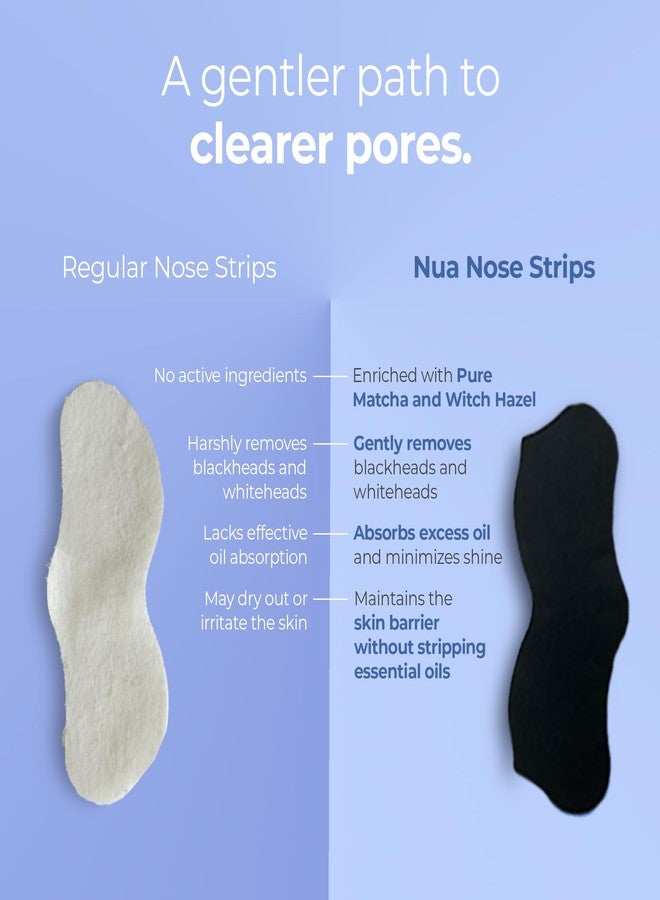 Nua Nose Strip | Removes Blakcheads & Whiteheads | Absorbs Excess oil & Sebum | Pure Matcha and Witch Hazel | 100% Natural Extracts | Works within 10 minutes | Protects Skin Barrier | Safe on Skin - Image 5