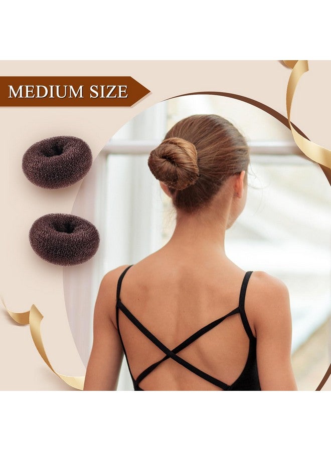 MORGLES Donut Bun Maker, MORGLES Bun Maker for Hair Ring Style Bun Maker Set with 4PCS Donut Bun 10PCS Black Hair Pins - Image 5