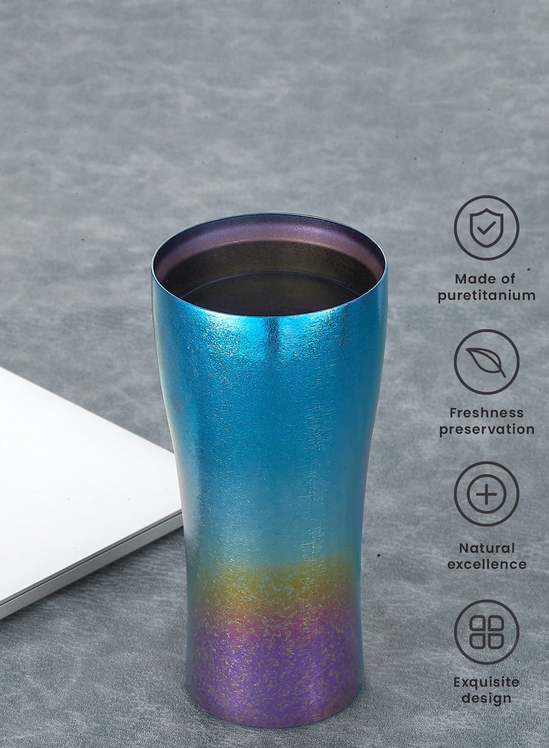 LETIOSA 450 مل، كوب مائل مثالي، كوب إسبرسو وكوب شاي معزول للسفر، والتخييم، والمكتب، وديكور المنزل - إكسسوارات مكتبية أنيقة - Image 5