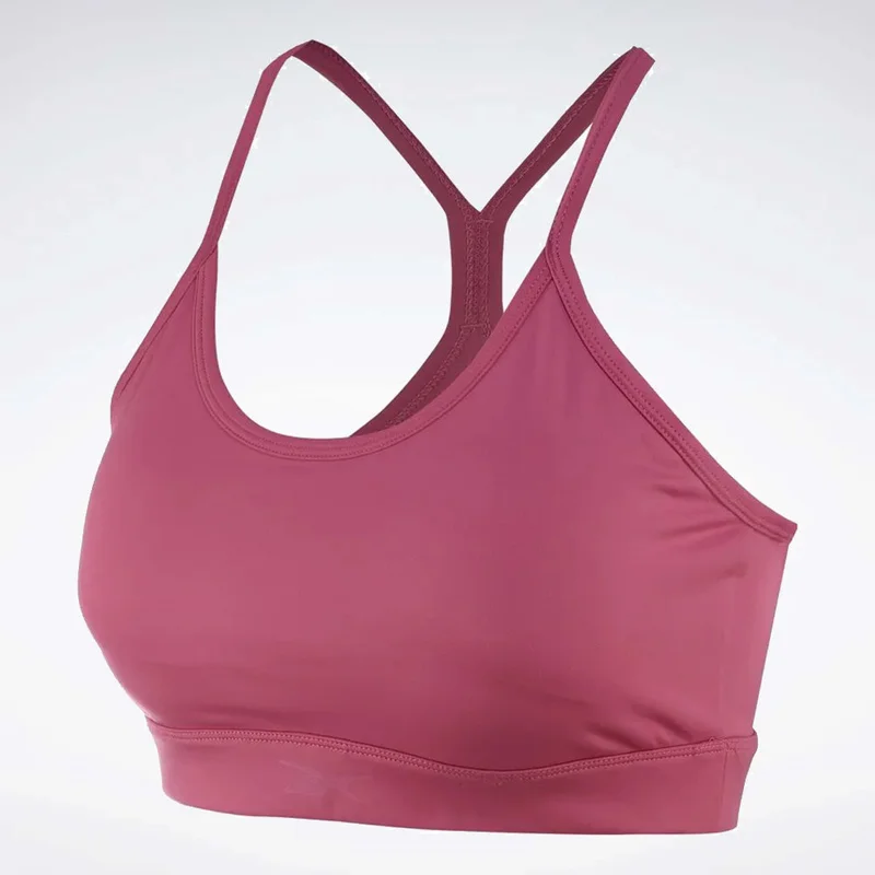Reebok Studio Pink Reebok Yoga Strappy Women's Sports Bra - Studio Pink for Women | Best Price UAE