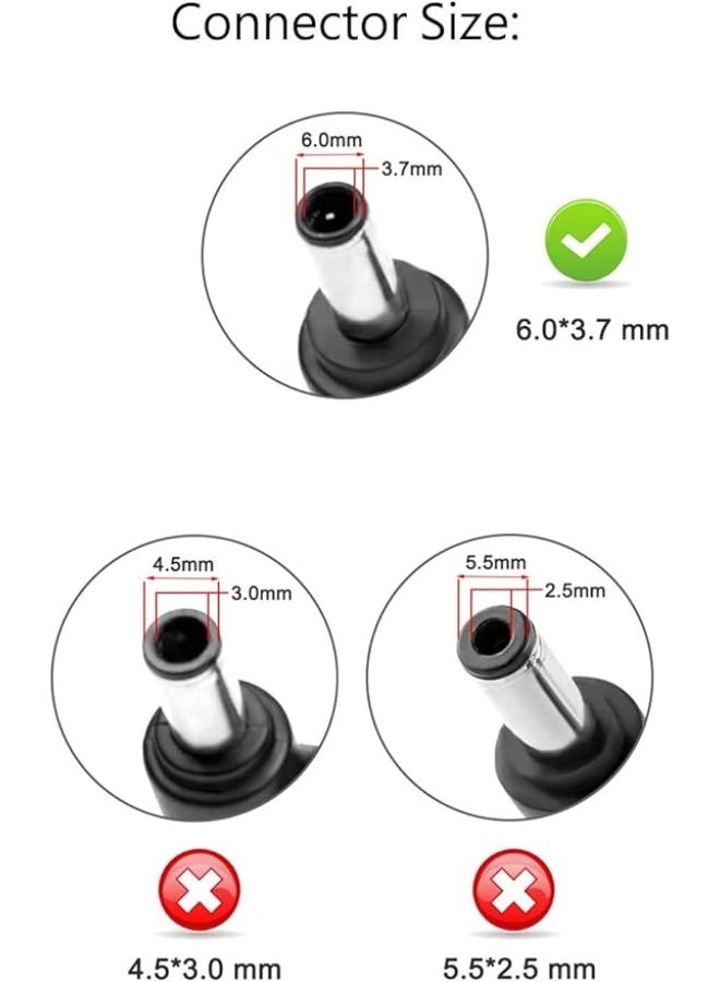 Terabyte 120W 19V 6.32A Charger AC Adapter compatible with ASUS TUF Gaming FX705GM FX705GE FX705GD FX505 FX505GD FX505GE FX505GD FX505DY FX705DY FX505GM TUF705GD - Image 4