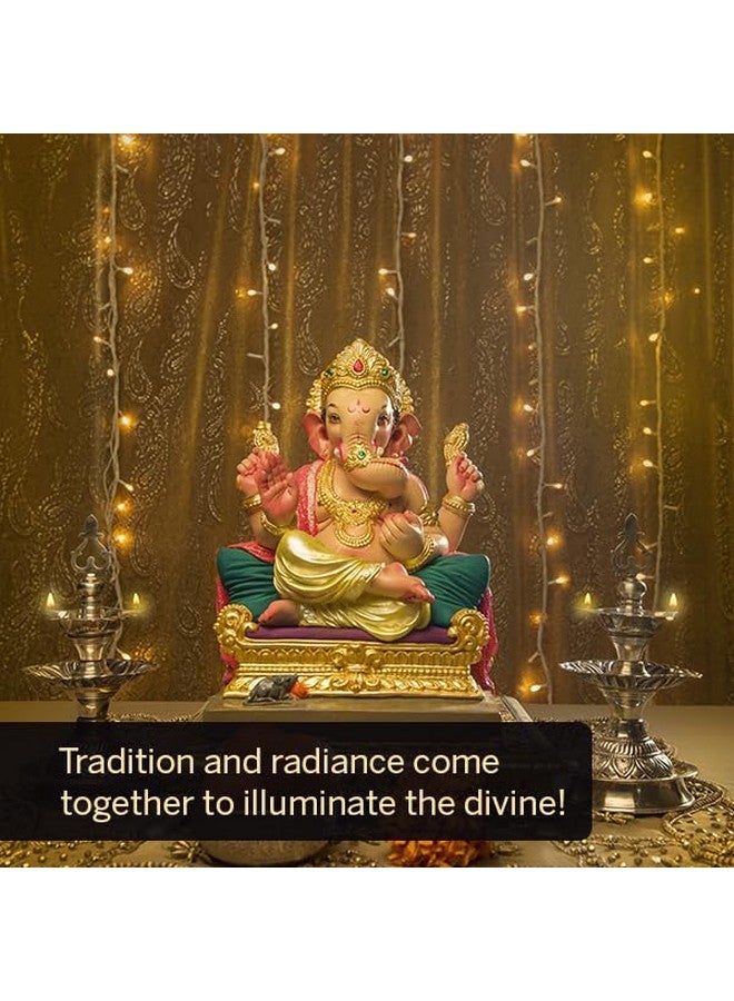 Halonix Twinkle 10M Yellow 46 LED Decorative String Light | Diwali Light | Fairy Light | Festival Light | Curtain Light for Decoration | ladiya for Diwali, Christmas, and Other Occasions | Pack 10 - Image 3