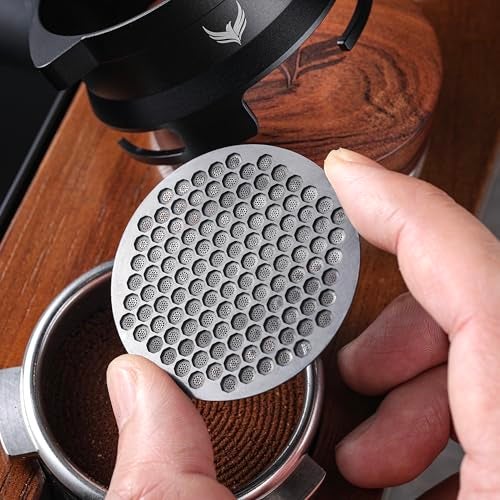 KNODOS 54mm Espresso Puck Screen - Stainless Steel Ultra Thin Espresso Filter Perfect Fit With Breville Barista Express, Pro, Touch, Bambino, Infuser, Easy Clean Design (Black, 54mm) - Image 4