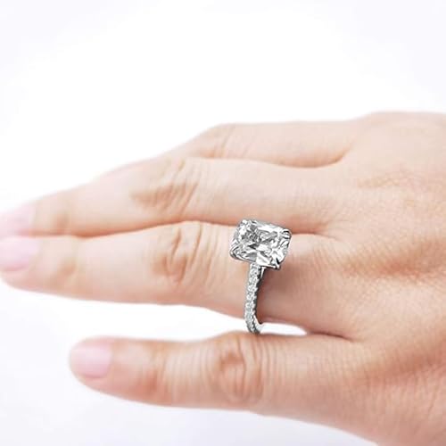 Peora Silver Plated Cubic Zirconia & Crystal Studded Stylish Finger Ring Fashion Jewellery Gift for Women Wife Girlfriend - Image 2