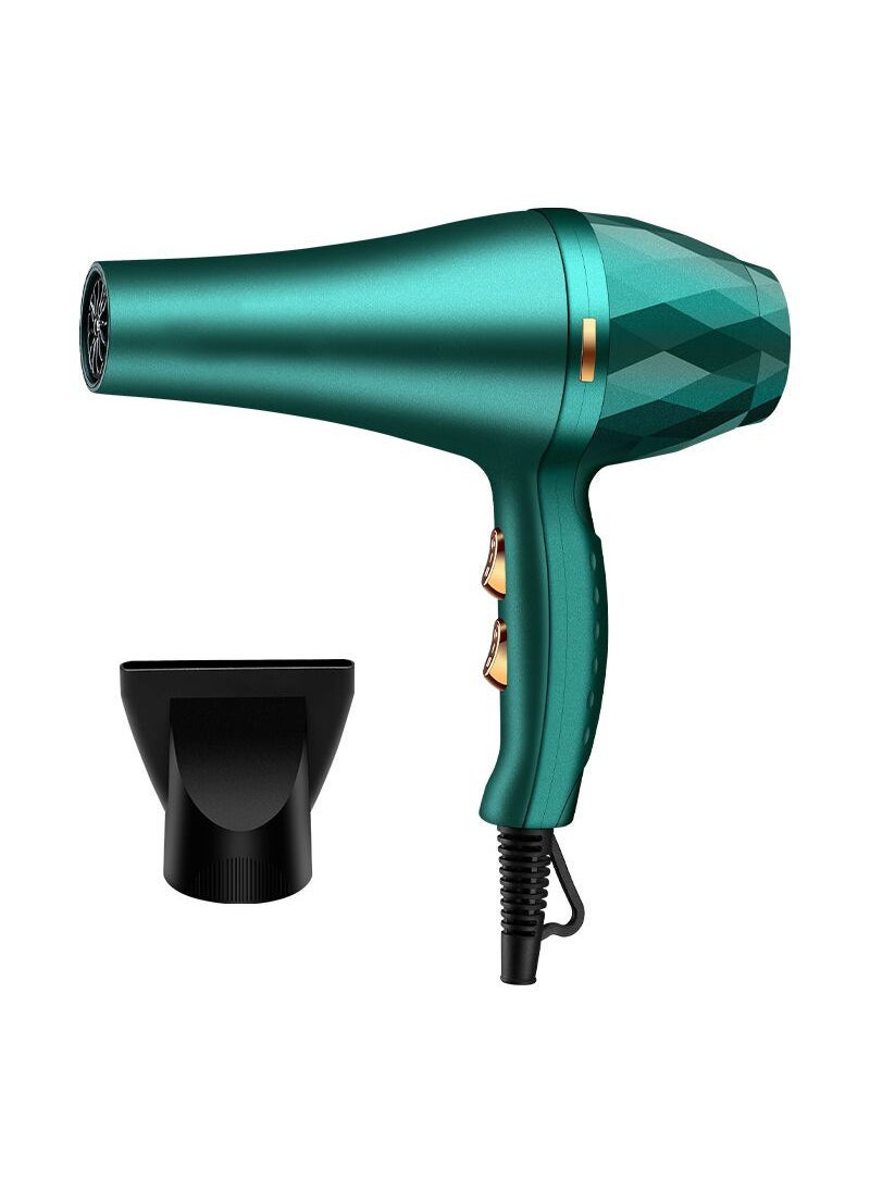 عام New High Power Hair Dryer for Home Use Green collector nozzle
