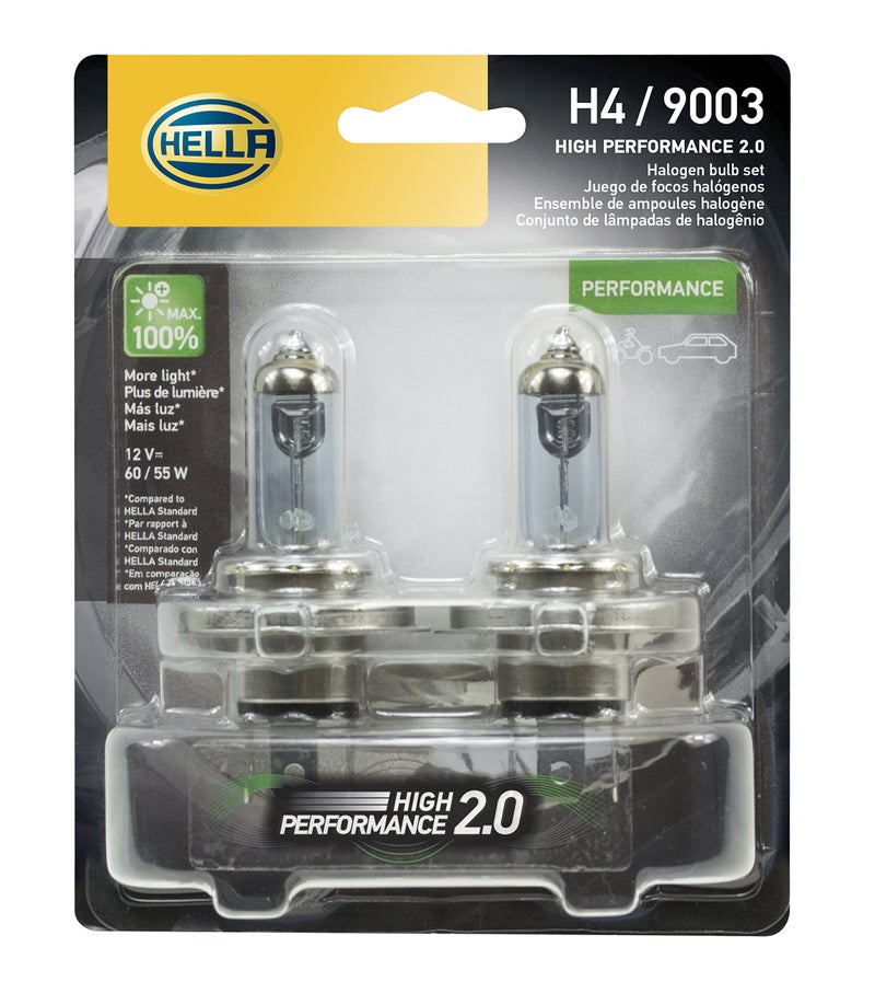 HELLA 9003 2.0TB High Performance Bulb, 12V, 60/55W, 2 Pack - Image 4