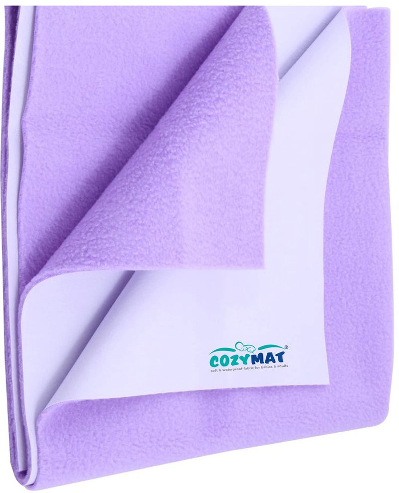 Newnik حامي سرير نيو نيك جاف مقاوم للماء وقابل للتنفس بنفسجي، متوسط - Image 1