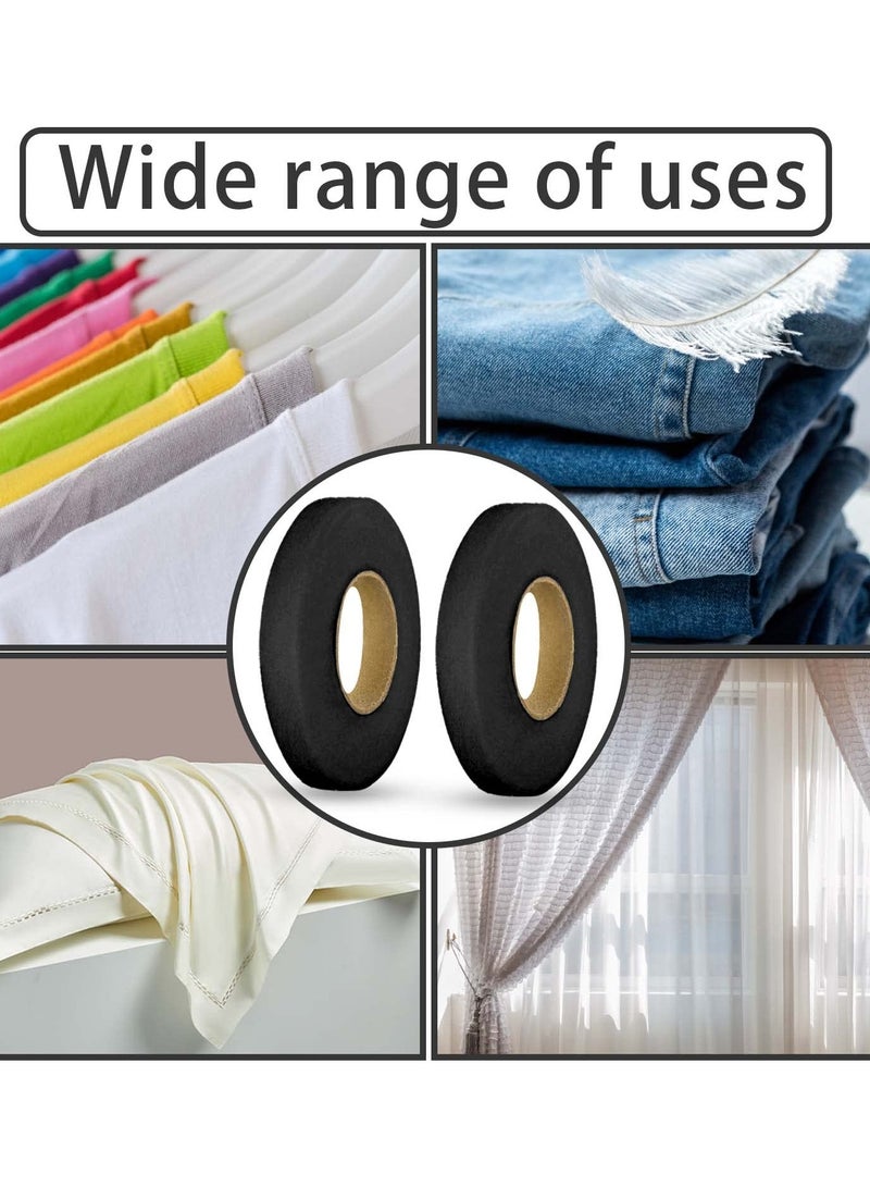 SYOSI Iron-On Fabric Tape Heavy Duty Fusible Adhesive Hemming Strip to Repair Curtains, Clothes, Pants, Pillow Case, Uniform - No Sewing - Image 4